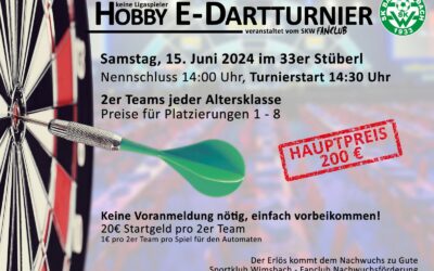 Hobby E-Dartturnier Fanclub – SA 15.6.2024